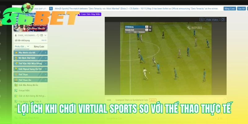 Loi Ich Khi Choi Virtual Sports So Voi The Thao Thuc Te