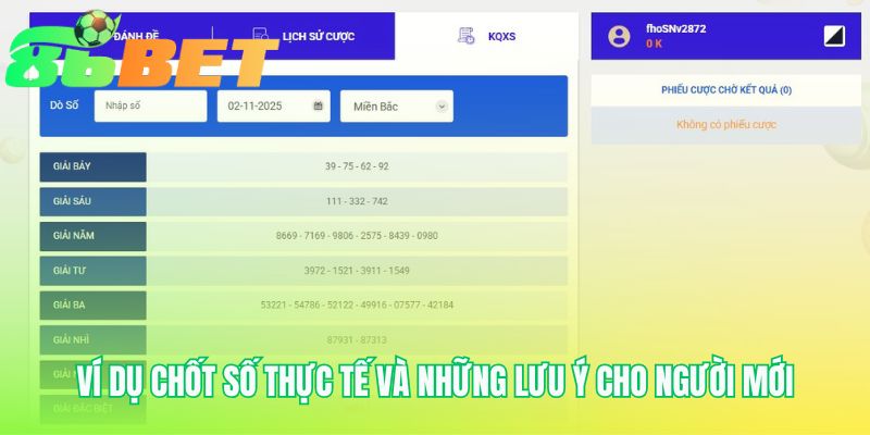 Vi Du Chot So Thuc Te Va Nhung Luu Y Cho Nguoi Moi